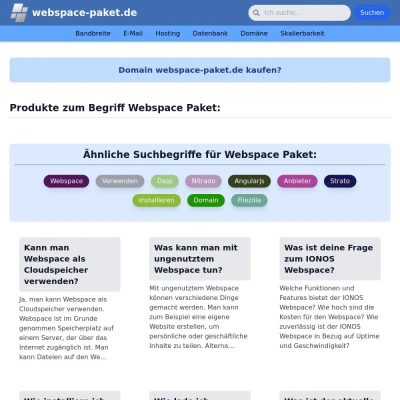 Screenshot webspace-paket.de