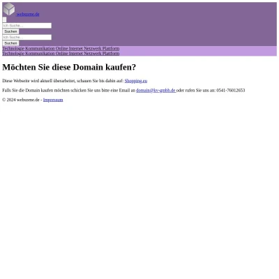 Screenshot webszene.de