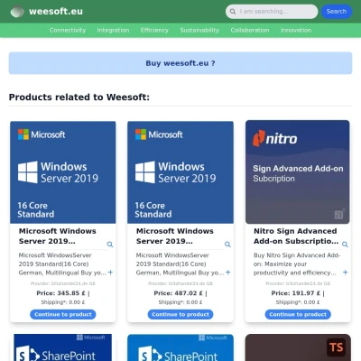 Screenshot weesoft.eu