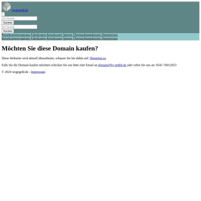 Screenshot wegegeld.de