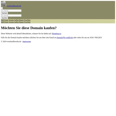 Screenshot weichselkirsche.de