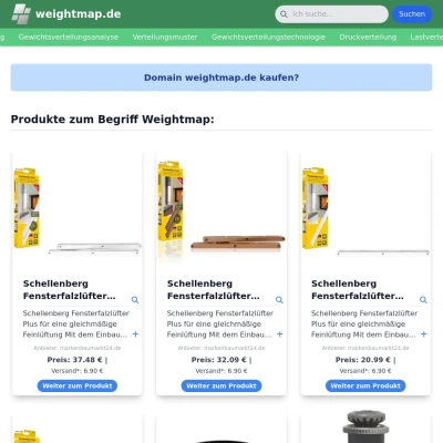 Screenshot weightmap.de