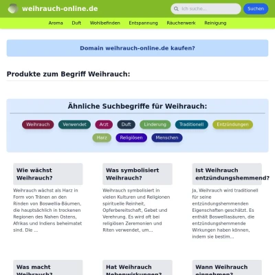 Screenshot weihrauch-online.de