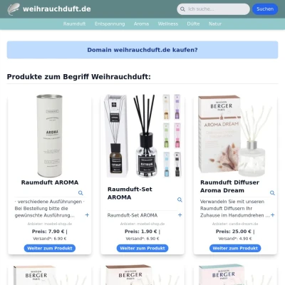 Screenshot weihrauchduft.de