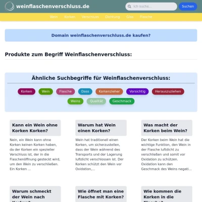 Screenshot weinflaschenverschluss.de