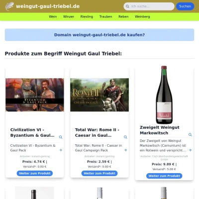 Screenshot weingut-gaul-triebel.de