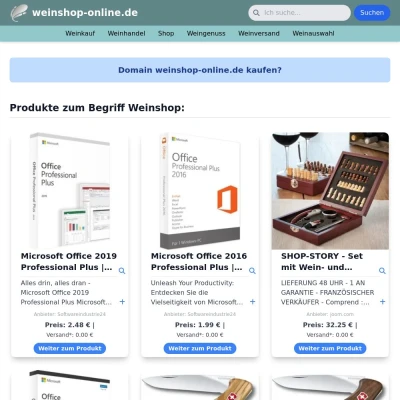 Screenshot weinshop-online.de