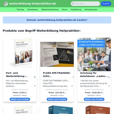 Screenshot weiterbildung-heilpraktiker.de