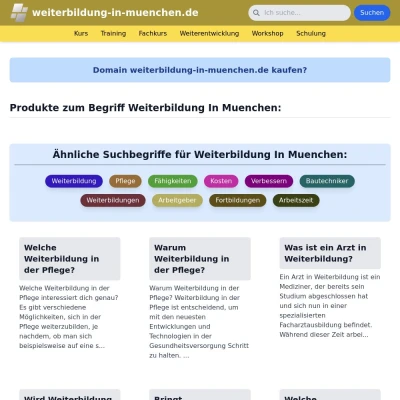 Screenshot weiterbildung-in-muenchen.de