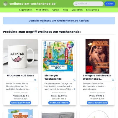 Screenshot wellness-am-wochenende.de