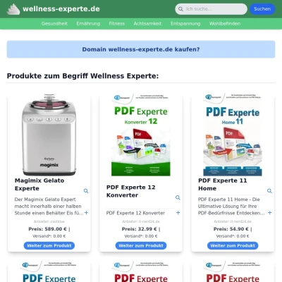 Screenshot wellness-experte.de