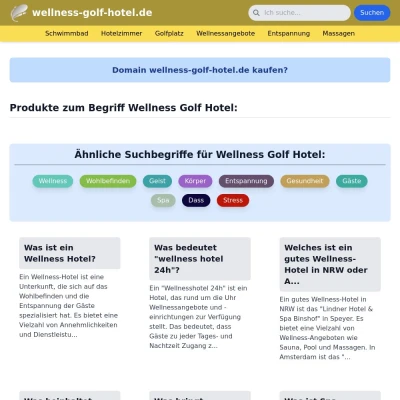 Screenshot wellness-golf-hotel.de