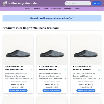 Screenshot wellness-grainau.de