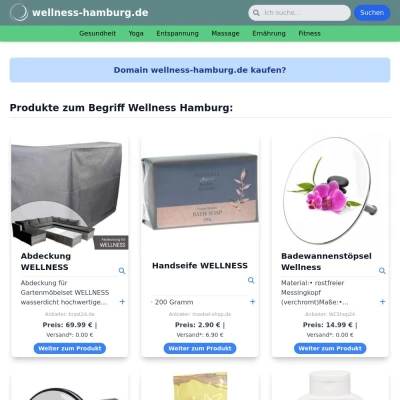 Screenshot wellness-hamburg.de