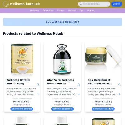 Screenshot wellness-hotel.uk