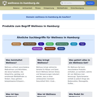 Screenshot wellness-in-hamburg.de