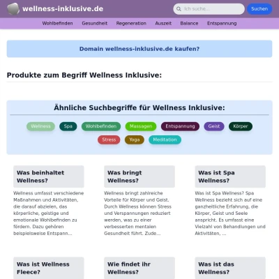 Screenshot wellness-inklusive.de