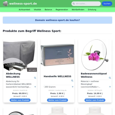 Screenshot wellness-sport.de