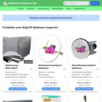 Screenshot wellness-superior.de