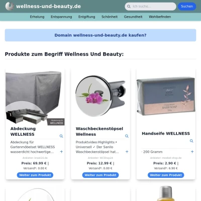 Screenshot wellness-und-beauty.de