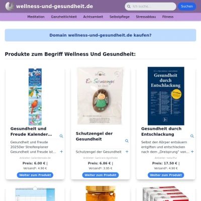 Screenshot wellness-und-gesundheit.de