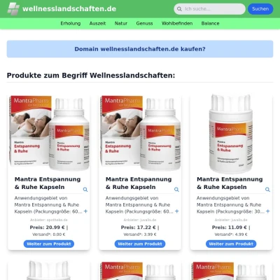 Screenshot wellnesslandschaften.de