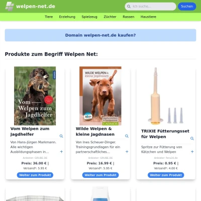 Screenshot welpen-net.de