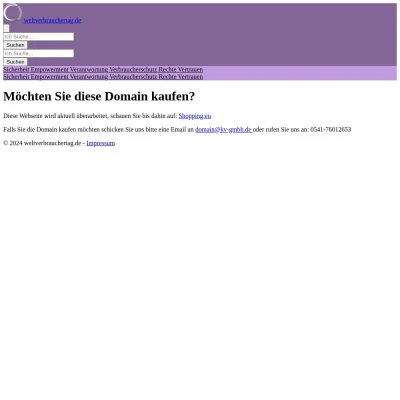 Screenshot weltverbrauchertag.de