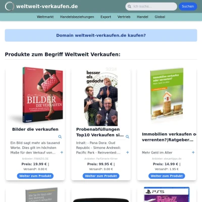 Screenshot weltweit-verkaufen.de