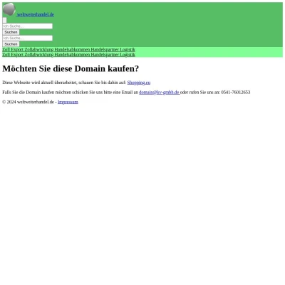 Screenshot weltweiterhandel.de