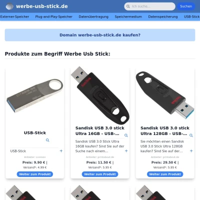 Screenshot werbe-usb-stick.de