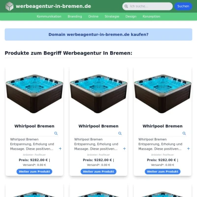 Screenshot werbeagentur-in-bremen.de