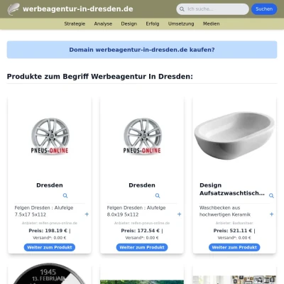 Screenshot werbeagentur-in-dresden.de