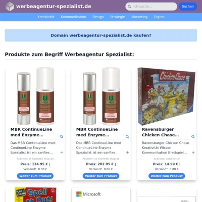 Screenshot werbeagentur-spezialist.de