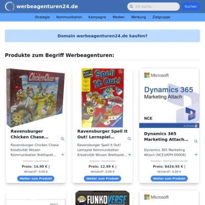 Screenshot werbeagenturen24.de