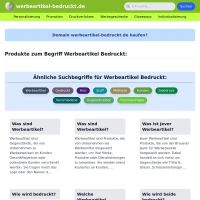 Screenshot werbeartikel-bedruckt.de