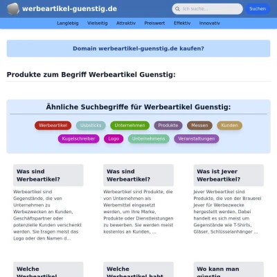 Screenshot werbeartikel-guenstig.de