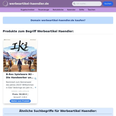 Screenshot werbeartikel-haendler.de