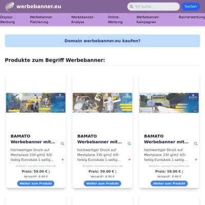 Screenshot werbebanner.eu