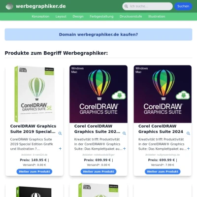 Screenshot werbegraphiker.de