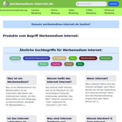 Screenshot werbemedium-internet.de