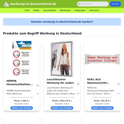 Screenshot werbung-in-deutschland.de
