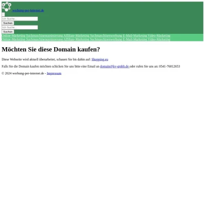 Screenshot werbung-per-internet.de