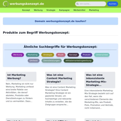 Screenshot werbungskonzept.de