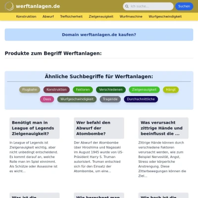 Screenshot werftanlagen.de