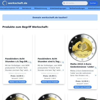 Screenshot werkschaft.de