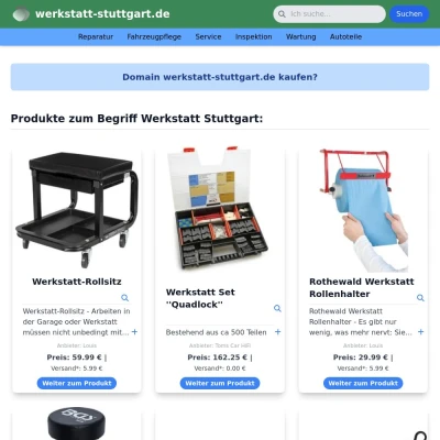 Screenshot werkstatt-stuttgart.de