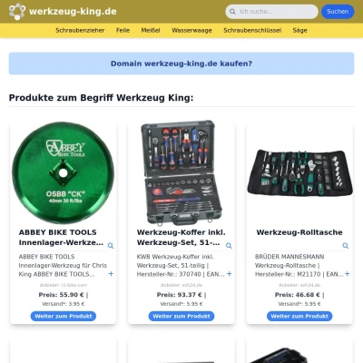 Screenshot werkzeug-king.de