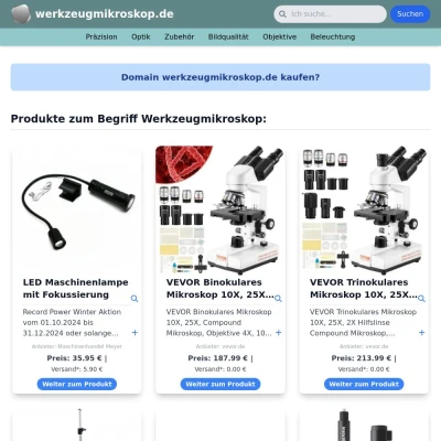 Screenshot werkzeugmikroskop.de