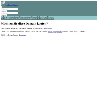 Screenshot werkzeugschutz.de